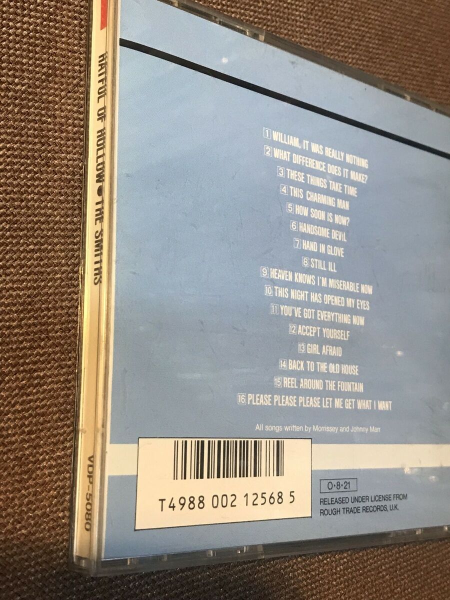 THE SMITHS Hatful Of Hollow JAPAN CD VDP-5080 w/ PS BOOKLET THE SMITHS Hatful Of Hollow JAPAN CD VDP-5080 w/ PS BOOKLET
