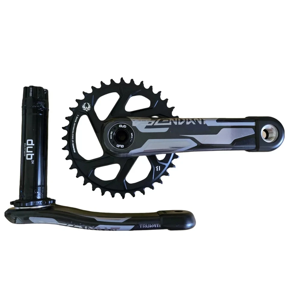 Sram Descendant Eagle TLD Colab Carbon Crankset 165mm DH Dub 83mm - Image 2 of 4
