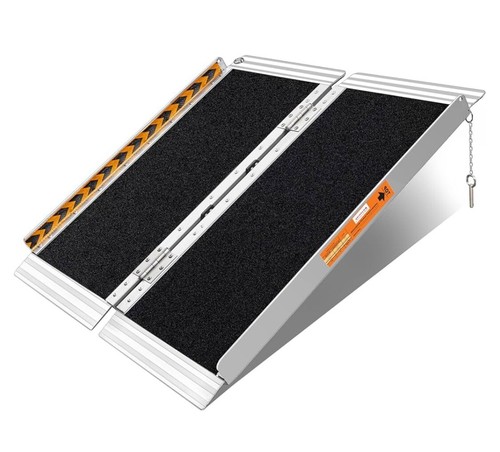 3 Foot Portable Non-Slip Aluminum Folding Wheelchair Access Ramp - Picture 5 of 7