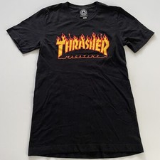 Thrasher Skateboard Magazine Black T-shirt Size XS