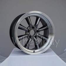 4 Pcs Rota Rkr Wheels 17x8.5 -10 5x114.3 Rhypblk Light Color 20.5 Lbs