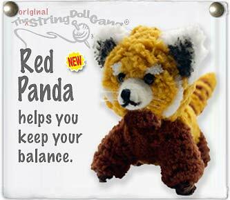 Kamibashi Red Panda Original String Doll Gang Keychain Clip - Picture 1 of 1