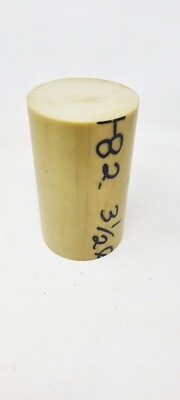 ULTEM 2300 30% Glass Filled PEI Round Rod 3.5'' Diameter 6'' Length