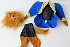 Vintage Mattel Barbie Ken Doll Beauty And The Beast Costume 1991 Walt Disney