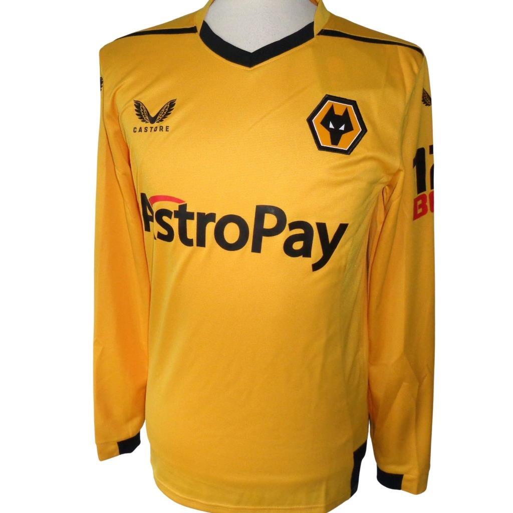 Castore Wolves FC Men's Home Soccer Jersey 2021-2022