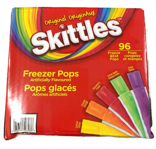 96er PACK! NEU Skittles Variety Pack Gefrierpops, Glutenfrei, Versand am selben Tag! - Bild 1 von 3