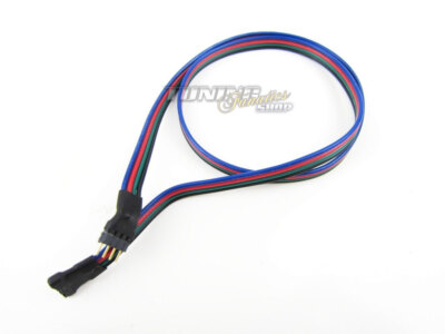 Kabel Stecker Verbinder Connector für LED SMD Kette 1x 1m RGB Strip Verlängerung