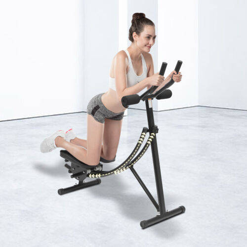 Ab Trainer Abdominal Workout Machine Waist Cruncher Core Toner Shaper LEDMonitor