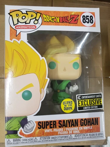 Dragon Ball Z Super Saiyan Gohan - Funko Pop! Glow in Dark EE Exclusive #858