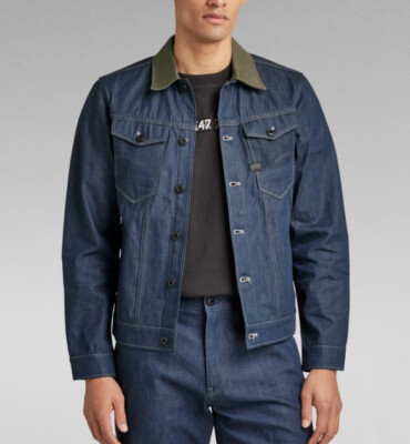 G-Star Raw Men's Raw Kara Steel Arc 3D PM Slim Fit Denim Jacket | eBay