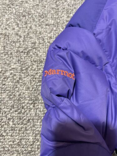 Marmot 650 Fill Puffer Jacket Girls XL Purple Down Insulated Winter - Picture 3 of 10