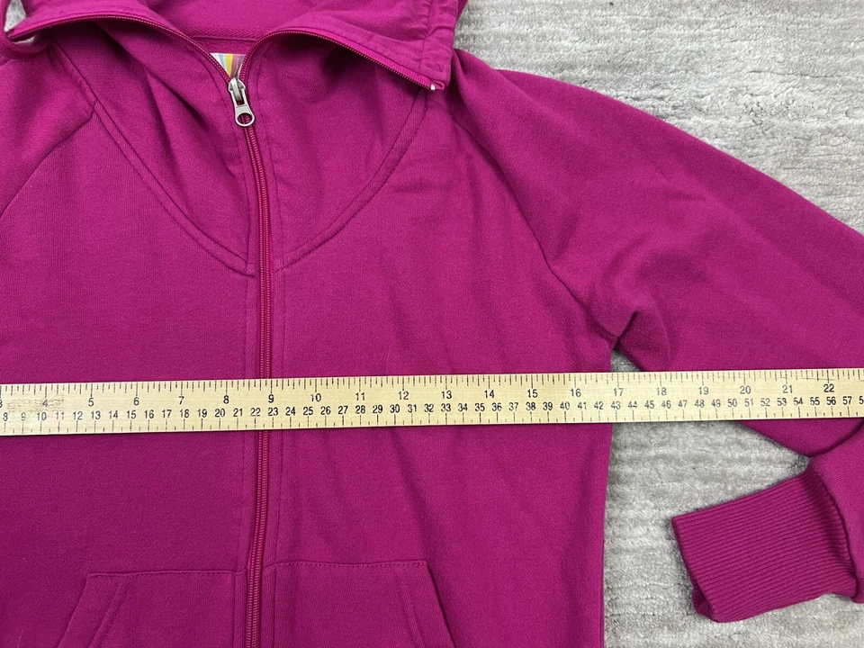 Sudadera con Capucha Vintage Ocean Pacific Niñas Junior Mediana 7-9 Rosa Cremallera Completa Foto 4 de 4