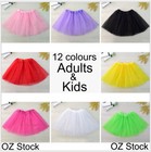 Womens Adults Girls Kids Baby Children Tutu Skirt Party Costume Ballet Dancewear