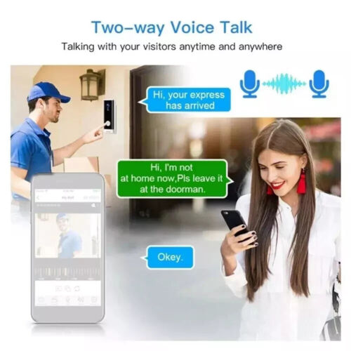 Wireless Security Smart WiFi Doorbell Intercom Video Camera Door Ring Bell Chime - Picture 6 of 12