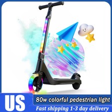 5.3" Electric Scooters for Kids Ages 6-12 Pink E Scooter With LED light - black