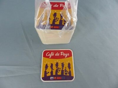 Lot of 60 SOUS BOCK CAFE DE PAYS NEW beer mat coaster Bierdeckel