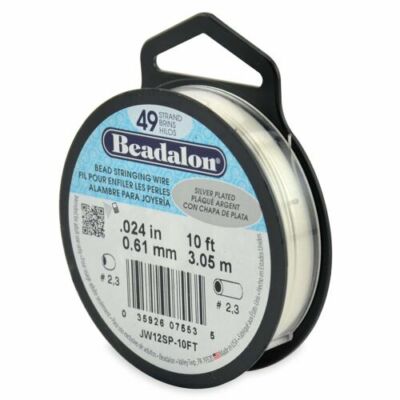 Beadalon® - Fil Câble 49 Brins - 0,61 Mm - Blanc (JW12W-10FT