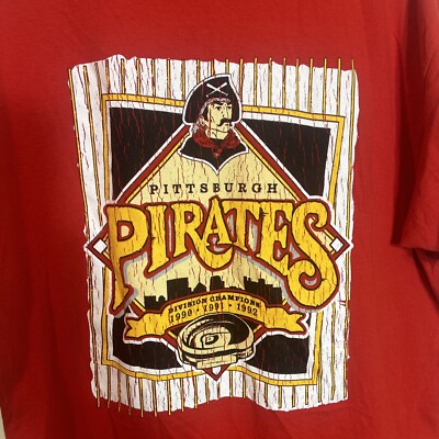 Pittsburgh Pirates T-Shirt Vintage Retro Throwback MLB 90s Size