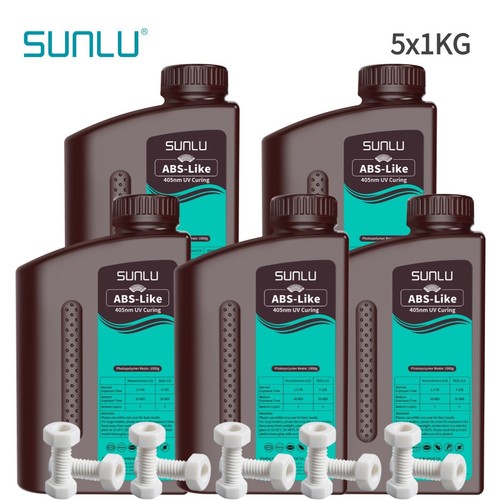 2KG/3KG/4KG/5KG SUNLU ABS-mint a 3d nyomtató gyorsgyanta SLA DLP LCD UV-keményítő gyanta - Zdjęcie 27 z 55