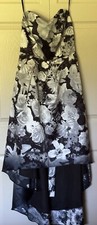 Prom/Wedding Alfred Sung Gorgeous Dress Maxi Size 14 Bohemian Floral Brand New