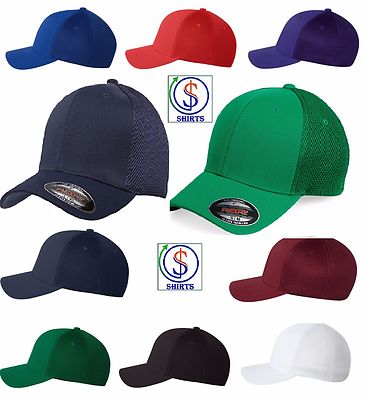 FLEXFIT 6533 Mens Ultrafiber Cap S/M L/XL with Air Mesh Sides Fitted Trucker Hat