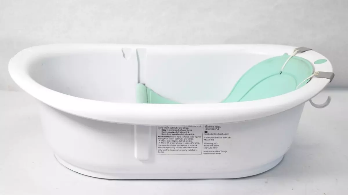 Fridababy 4-in-1 Grow with Me Baby Bath Tub