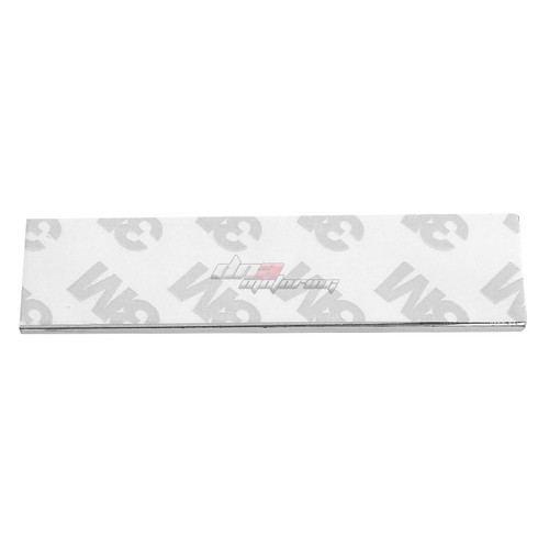 ALUMINUM STICK ON POLISHED CHROME BLACK 5.3L 5.3 L DECAL EMBLEM TRIM BADGE LOGO - Picture 3 of 3
