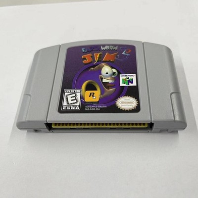 Earthworm Jim 3D - Nintendo 64 (N64) Must-have for fans Fully functional