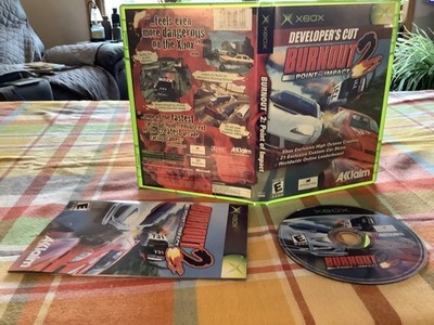 Burnout 2: Point of Impact Developer's Cut Used Xbox 2003 Fun Free USA Shipping