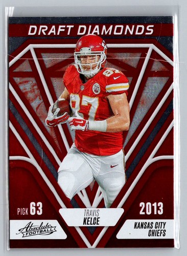 Travis Kelce #DD-9 — 2023 Panini Absolute Draft Diamonds football card