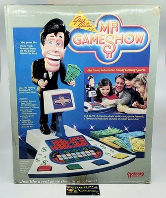 1987 Galoob Gus Glitz Mr. Gameshow Electronic Game In Box - COMPLETE!