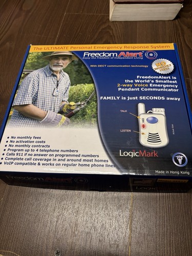 LogicMark Freedom Alert Fall w/ DECT Emergency Communicator ~ Model 35511