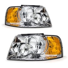 for 2003-2006 Ford Expedition Headlights 03-06 Expedition A Chrome Housing