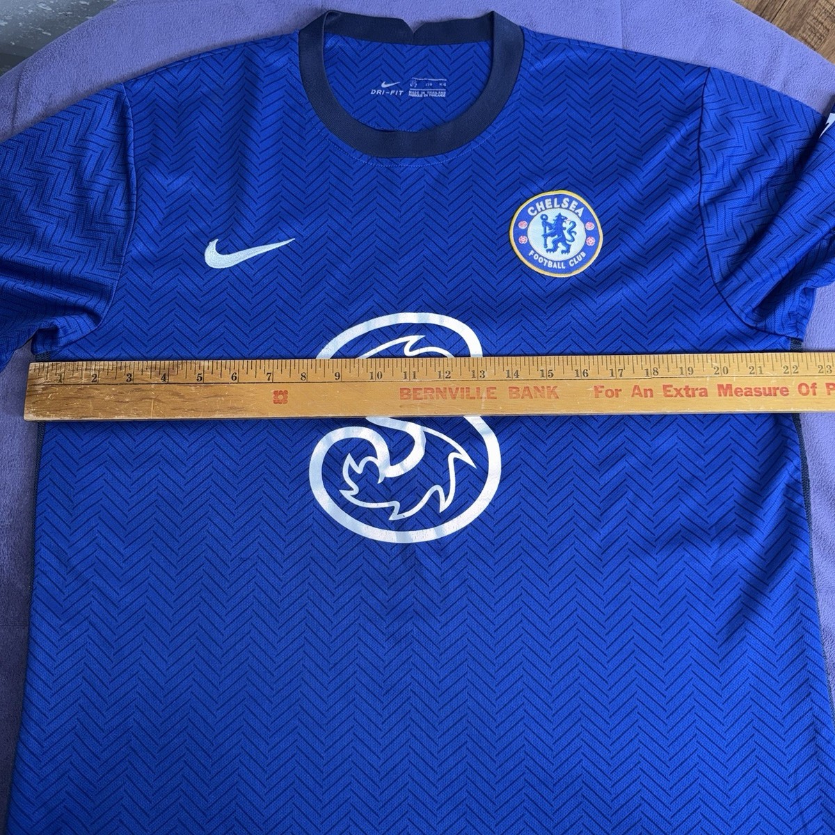 Chelsea FC 2020-21 Home Football Jersey WERNER #11 Nike Men's L | eBay