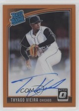 2018 Panini Donruss Optic Orange Prizm 3/99 Thyago Vieira #RRS-TV Auto 0a2