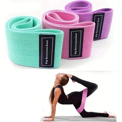 Stoff Widerstandsband Set für Beine Po Yoga Fitness Muskelentspannung