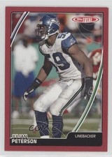 2007 Topps Total Red Julian Peterson #341 0q3