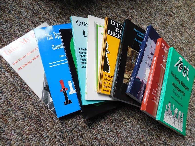 Chess Book Lot of 10 Chess Books Never Used.