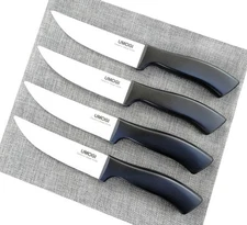 Dishwasher Safe Ceramic Steak Knife Set of 4 - Rust Proof, For BBQ, Meat, Veg