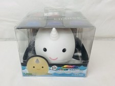 Squishable Tap to Color Change Silicone Night Light Lamp Nora The Narwhal NEW