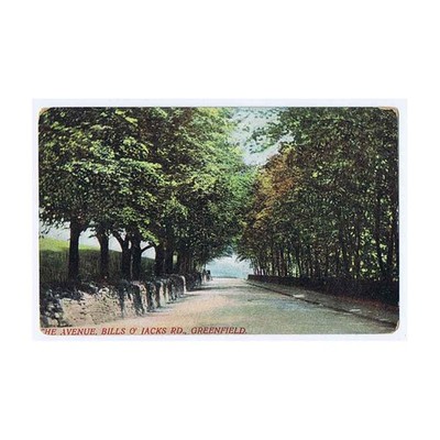 GREENFIELD The Avenue, Bill O Jacks Road, alte Postkarte unbenutzt, Eclipse Serie