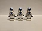 LEGO Star Wars Clone 501st Figure Lot No Helmet Holes Clone Trooper Phase 2