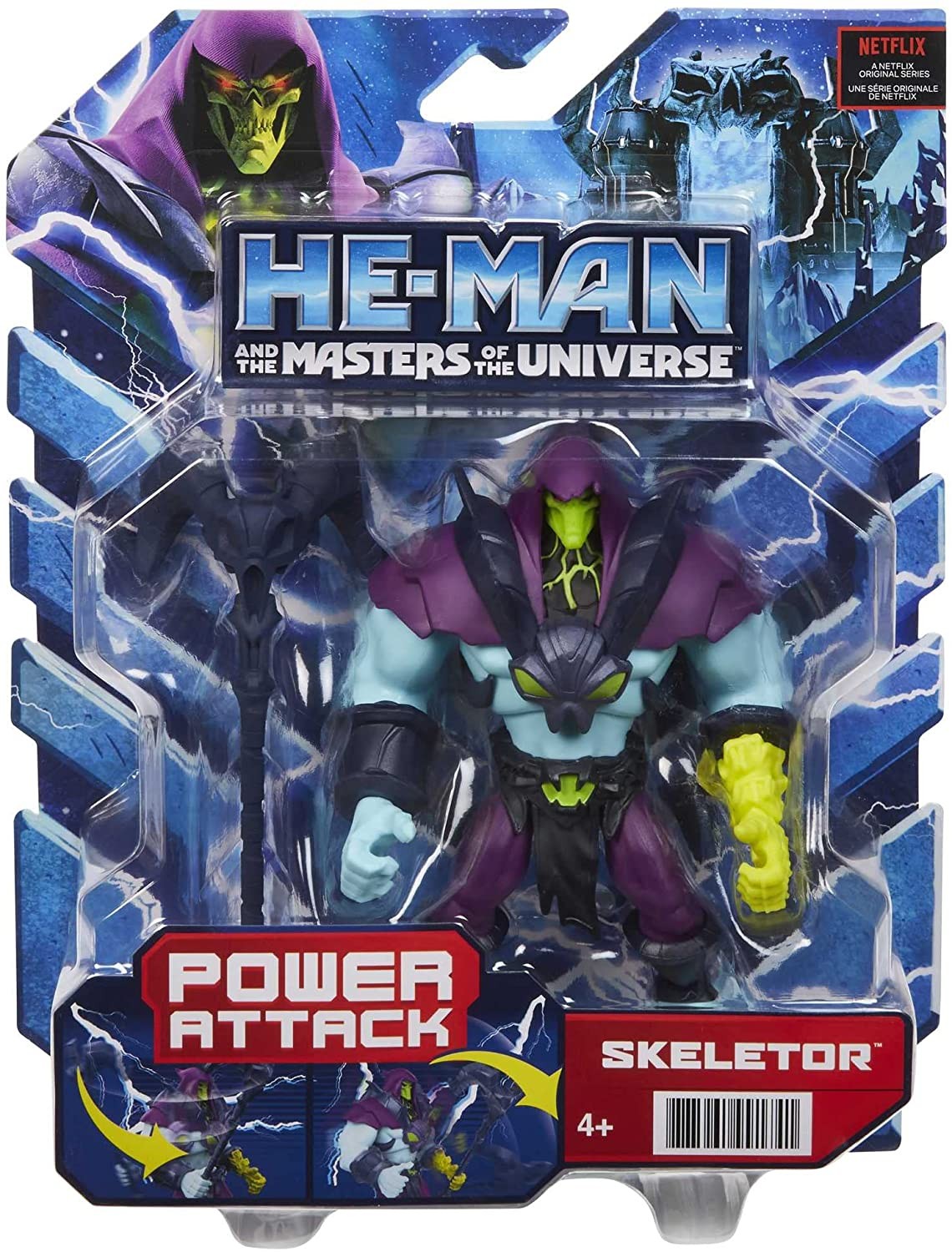 He-Man And Masters Of The Universe Power Attack Skeletor Action Figure 14cm