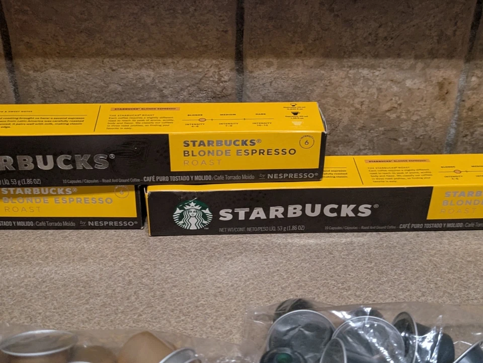 Cápsulas tostadas espresso rubias Starbucks - sueltas 54 y 10 tostadas oscuras caducan 22/06 Foto 4 de 4