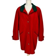 Original VTG Keil Loden M nchen Red Virgin Wool Coat 38 Alpine Bavarian German