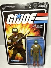 MP Military Police  Brown  2022 3.75  GI JOE COBRA ReAction Super 7 Sealed NEW