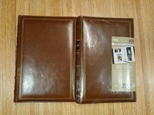 Vintage Pioneer Leather Photo Albums Set Of 2 Each Holds 200 Photos 4x6 Brown