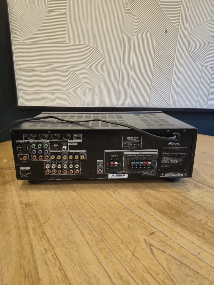 Onkyo AV Receiver Model TX-SR313 Powers On Untested - Image 4 of 4