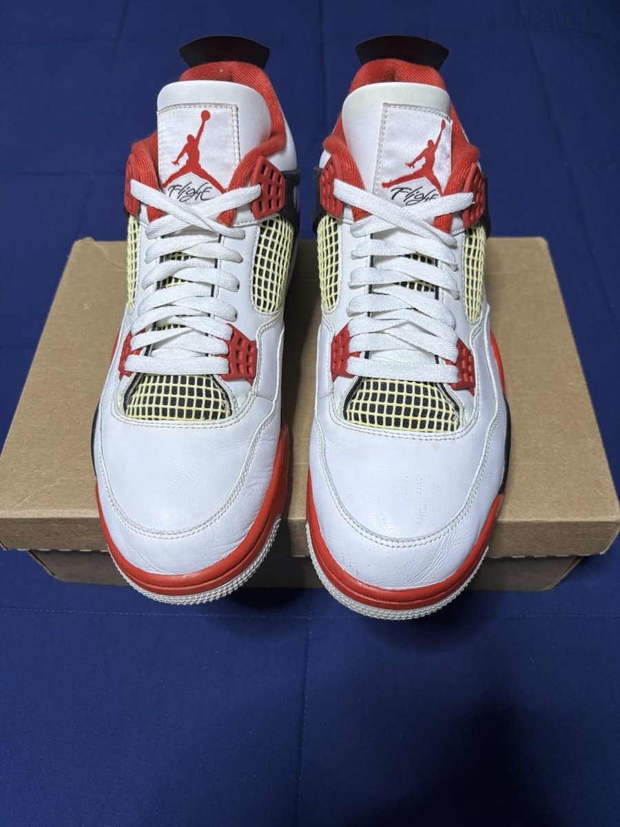 Size 11.5 - Jordan 4 Retro OG Fire Red 2020 DC7770-160 | eBay display picture 2