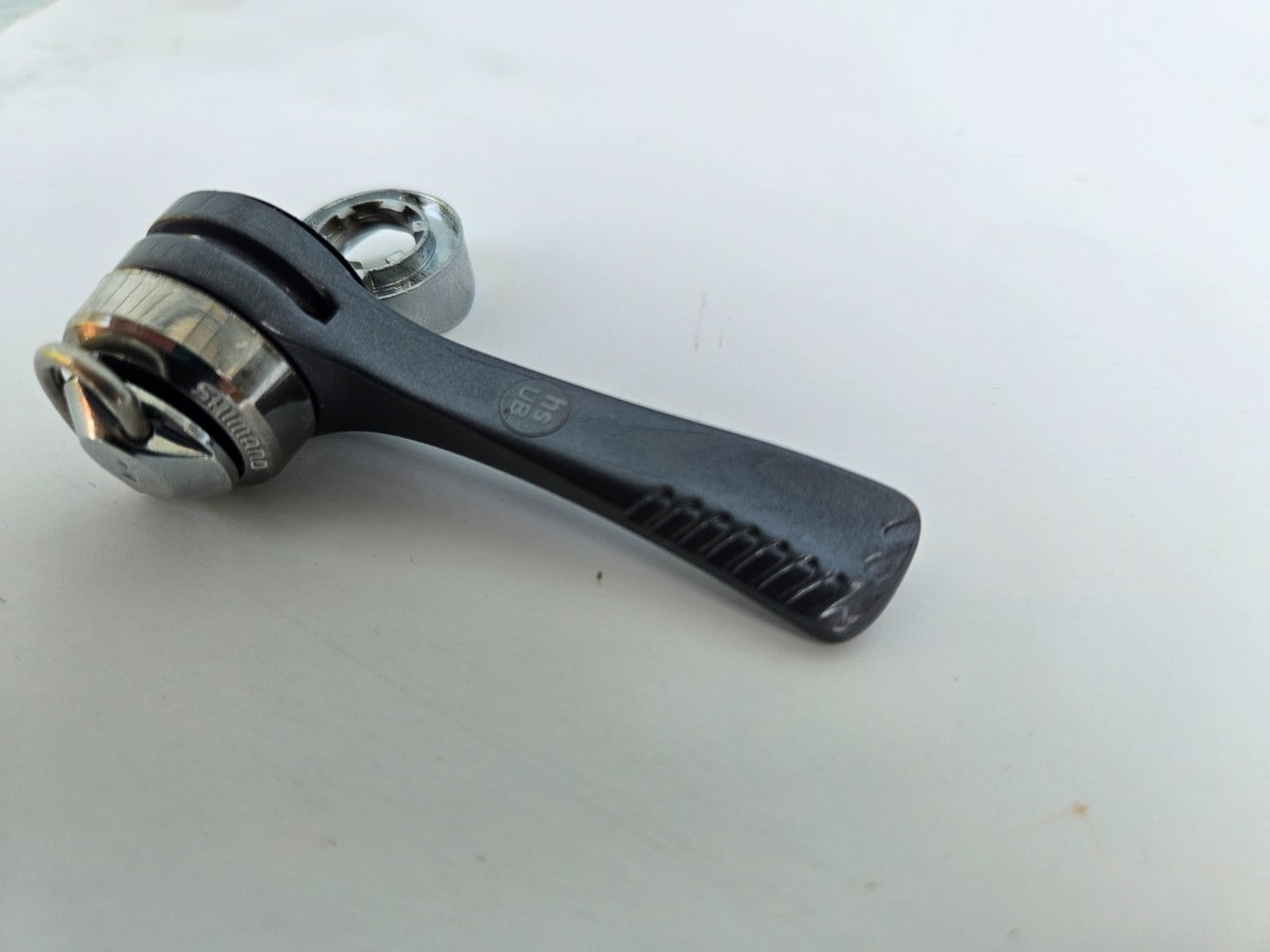 NOS Vintage Shimano Dura Ace Left Downtube Shifter Gray SL-7401 SL